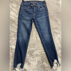 American Eagle Outfitters Jegging/Size 4/Color Blue